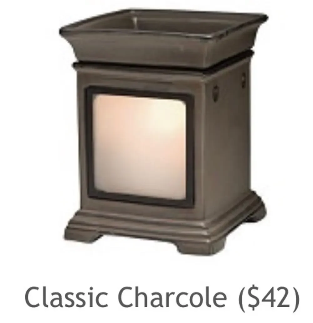 Scentsy Lot Charity Cross mini outlet and Classic Charcoal Gallery wax warmers